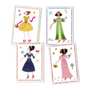 Djeco Paper Dolls Stickers Dresses