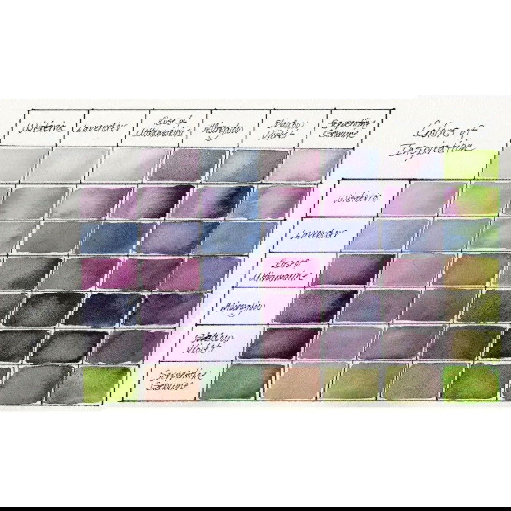 Daniel Smith Watercolour Half Pan Set of 6 - Inspiration