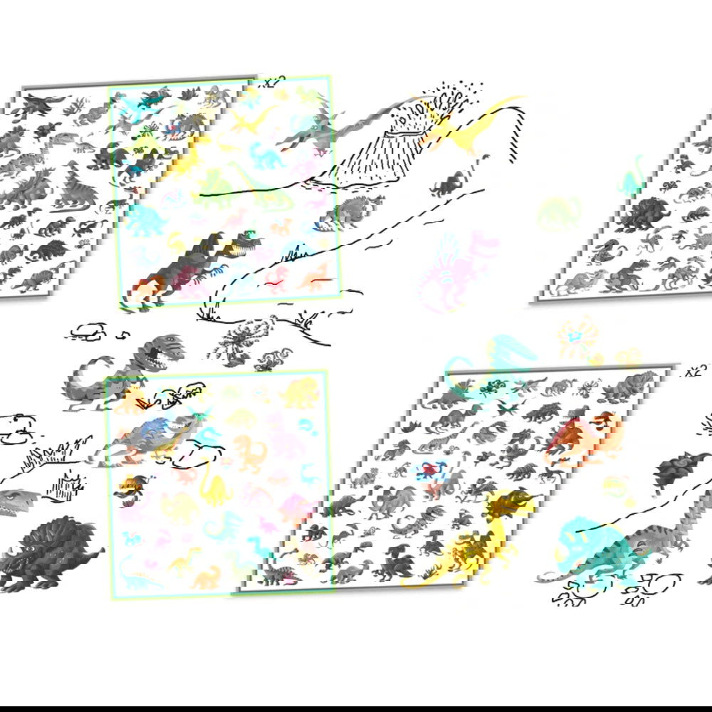 Djeco Stickers - Dinosaur