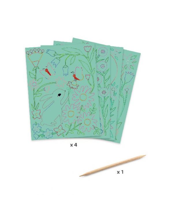 Djeco Scratch Cards - Encounters