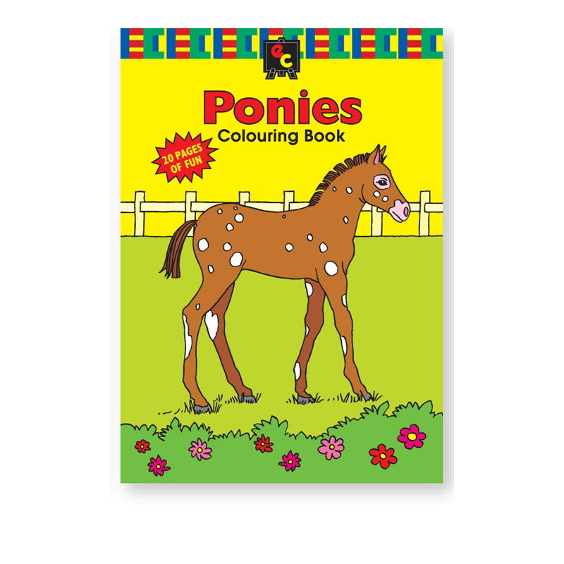 Educational Colours COLOURING BOOK Ponies image 1