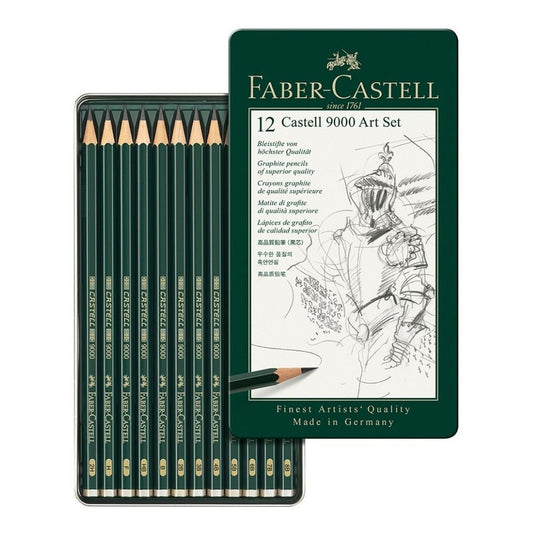 Faber-Castell 9000 Art Set of 12 - 8B to 2H Default Title
