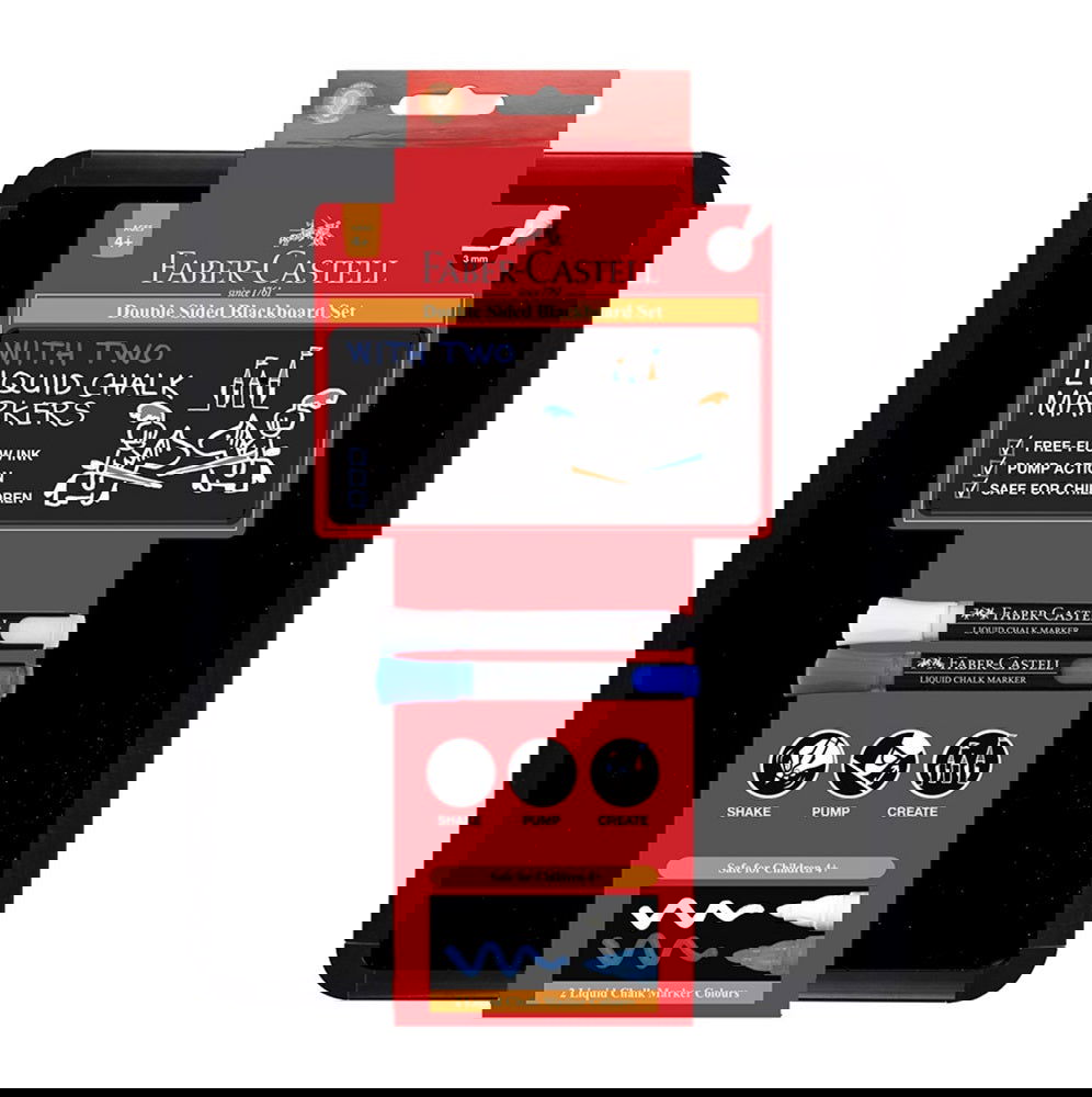 Faber-Castell Double-Sided Blackboard Set image 1