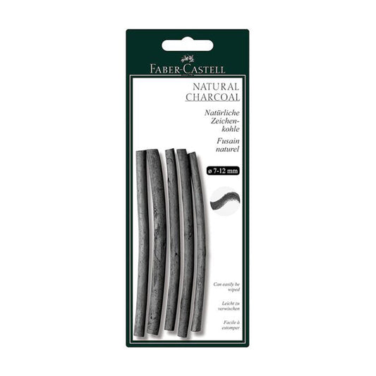 Faber-Castell Natural Vine Charcoal 6- 11mm 6 pcs Default Title