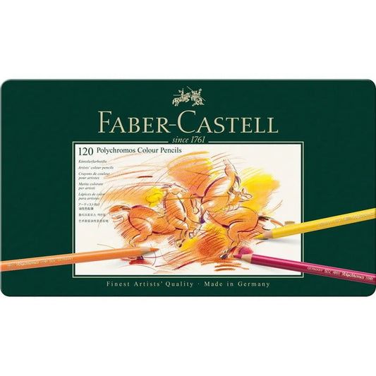 Faber-Castell Polychromos Pencils Assorted Tin of 120 Default Title
