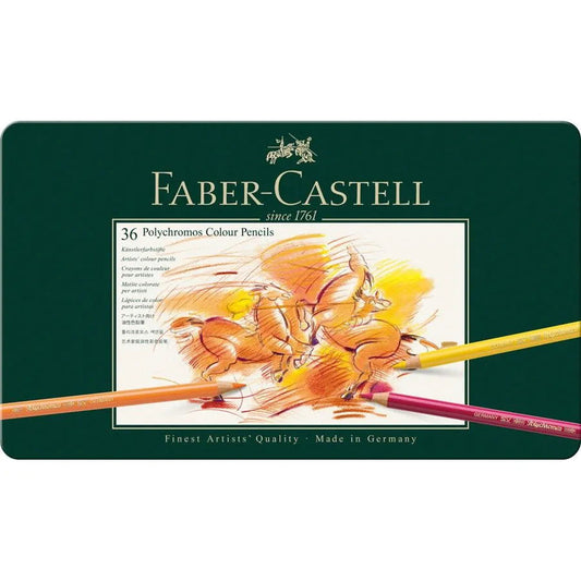 Faber-Castell Polychromos Pencils Assorted Tin of 36 Default Title