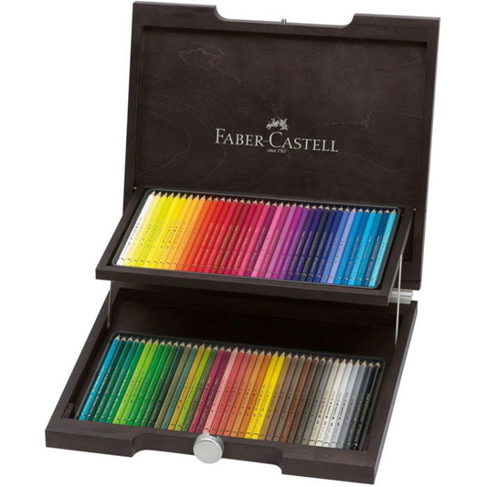 Faber-Castell Polychromos Pencils Wooden Case of 72 Assorted Default Title