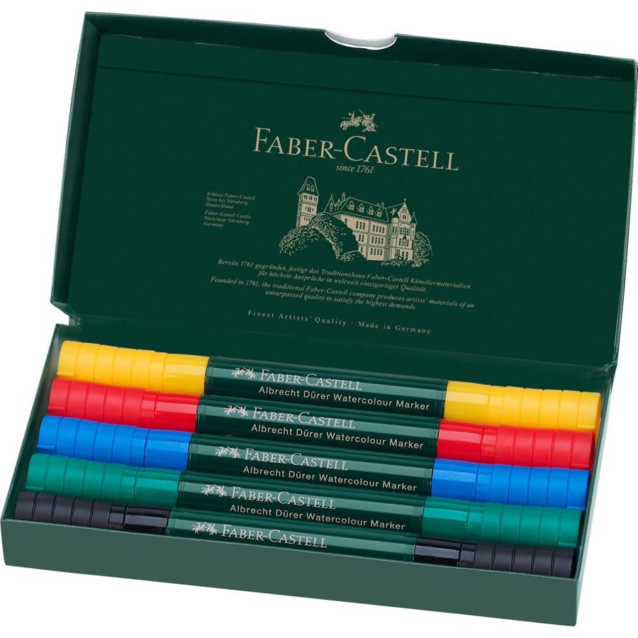 Faber-Castell A.D. Watercolour Marker Set 5pce