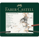Faber-Castell Pitt Mixed Media Monochrome Tin of 21