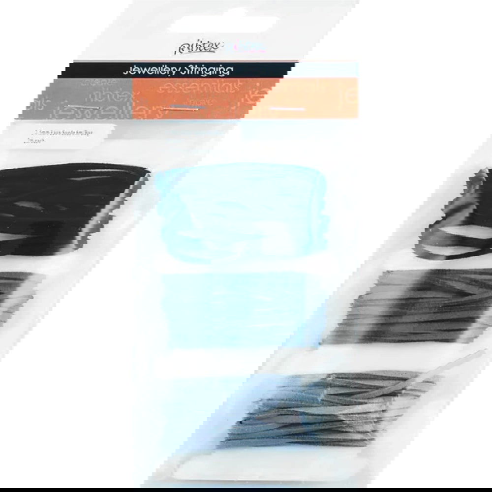 Faux Suede 2.5mm 6m/bag 2m each Greys and Black Default Title