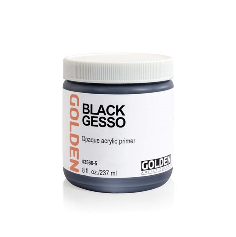 GOLDEN Medium 237ml - Black Gesso Default Title
