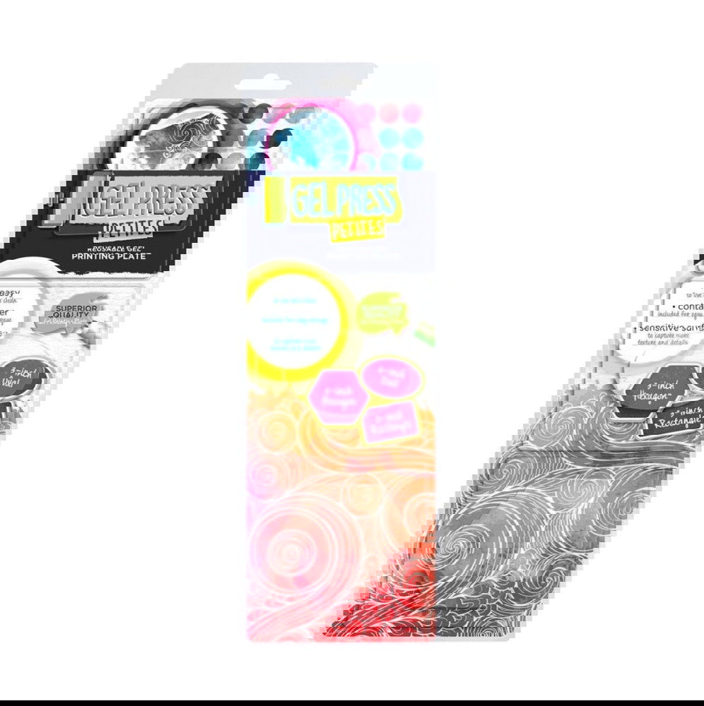 Gel Press Mono Printing Plate Petite Hex Default Title