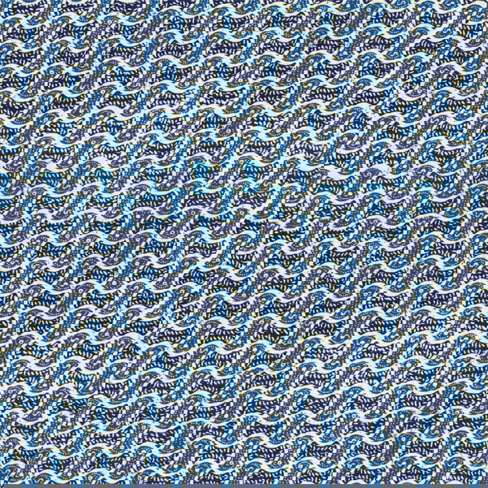 Gift Wrapping Paper 12 sheets - Blue and White image 4