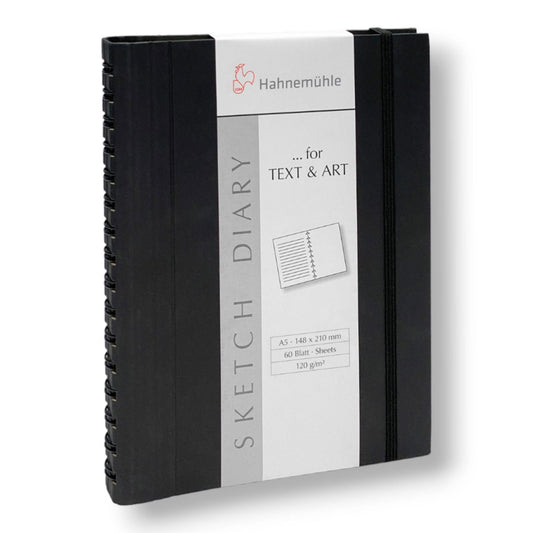 Hahnemuhle Spiral Bound Sketch Diary 120gsm