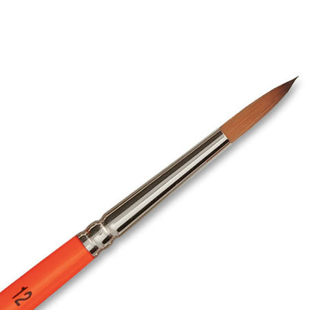 Raphael 869 Orange LH Kaerell Synthetic Brush - Round