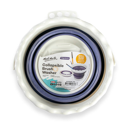 Mont Marte Collapsible Brush Washer Round 20cm image 1