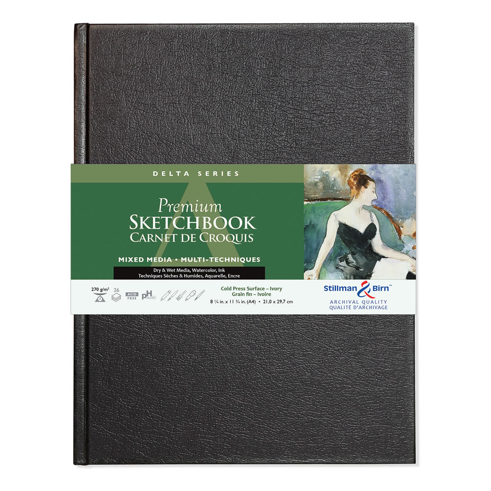 Stillman and Birn DELTA Sketchbook Hardcover Portrait A4