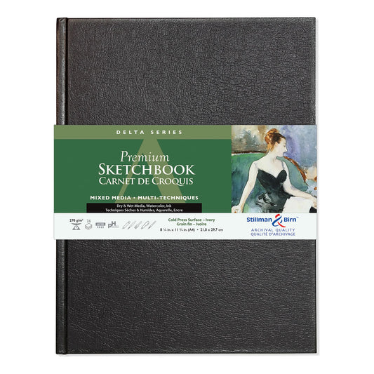 Stillman and Birn DELTA Sketchbook Hardcover Portrait image 1