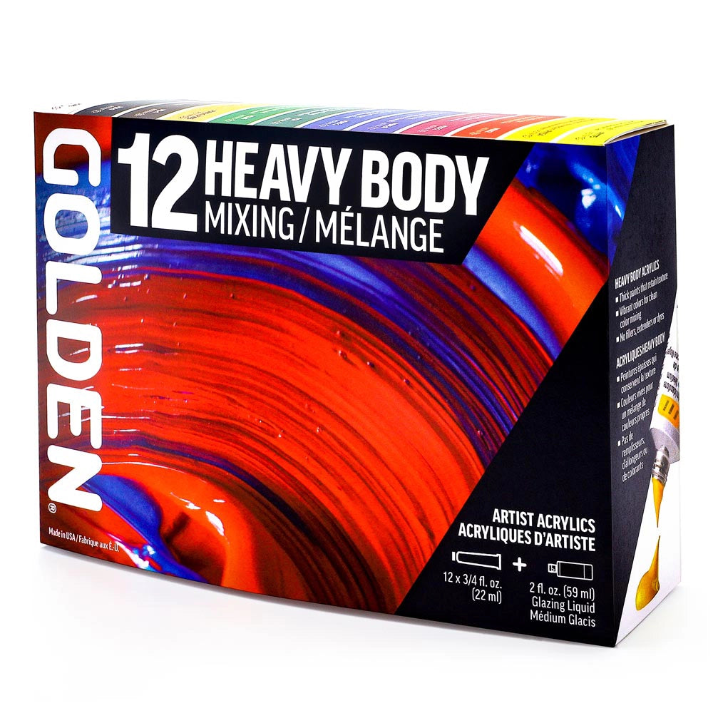 GOLDEN Heavy Body Acrylic Mixing Set image 7