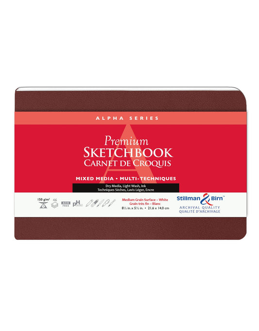 Stillman and Birn ALPHA Sketchbook Softcover Landscape image 1