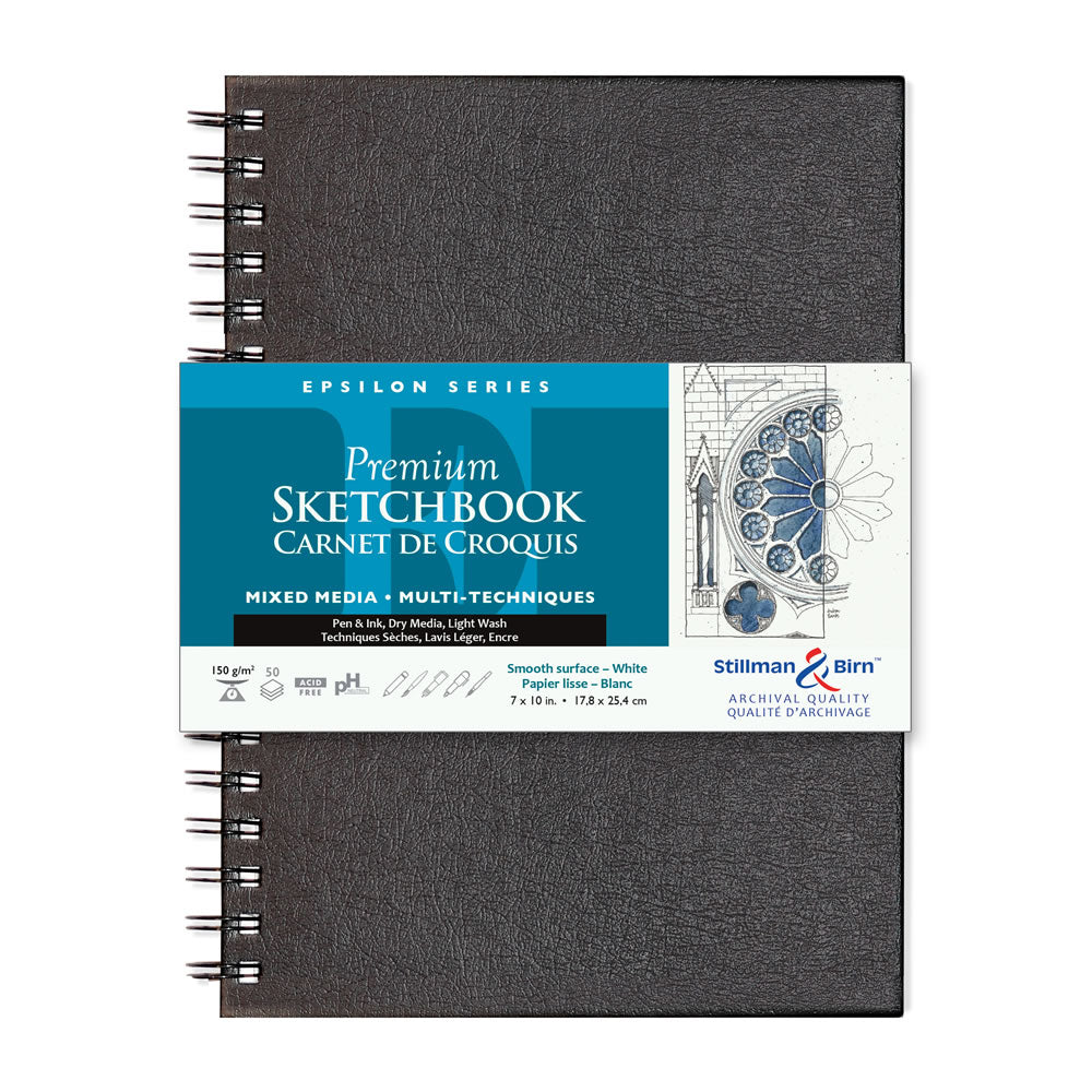 Stillman and Birn EPSILON Sketchbook Wirebound Portrait image 2