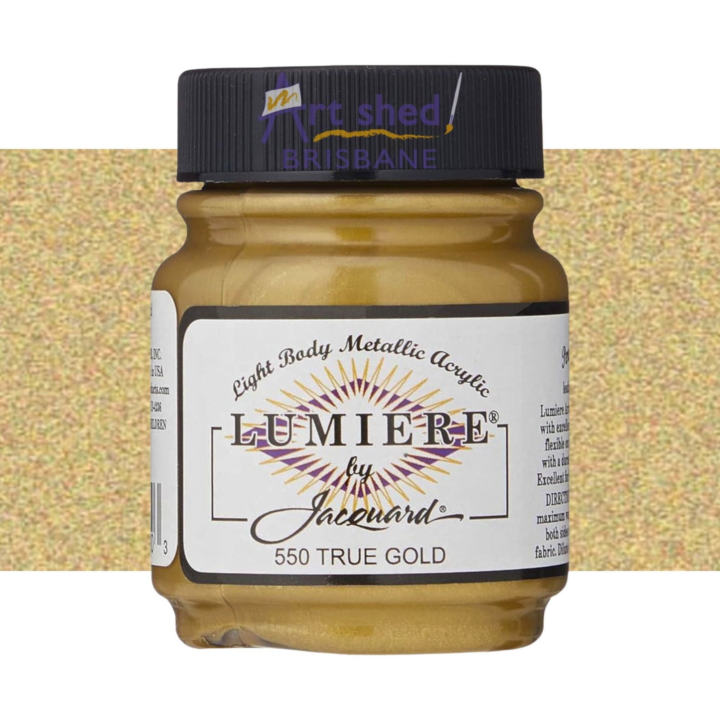 Jacquard Lumiere Acrylic Paint 70ml True Gold