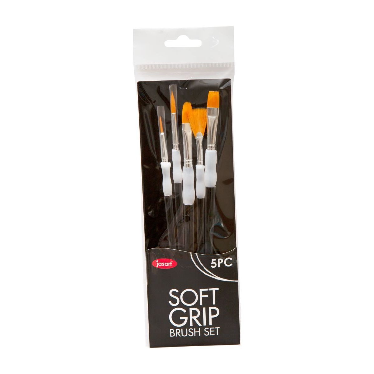 Jasart Soft Grip Brush Set 71440 Starter Set of 5 Default Title