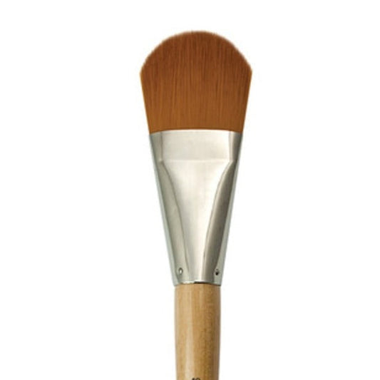 Jumbo Gold Synthetic Long Handle Size 40 Filbert Brush Default Title