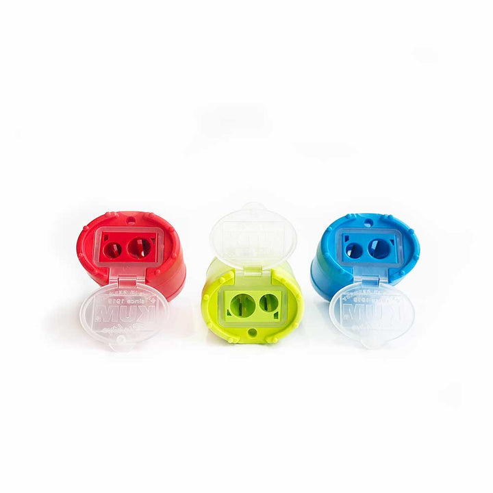 KUM 4-IN-1 Sharpener Assorted Colours Hangsell