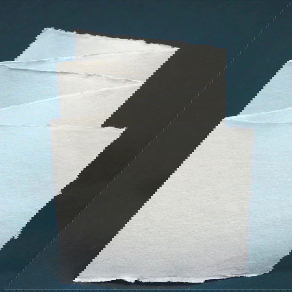 Khadi Rag Paper 210gsm Medium Zig Zag Folded 15x15cm Pack of 5