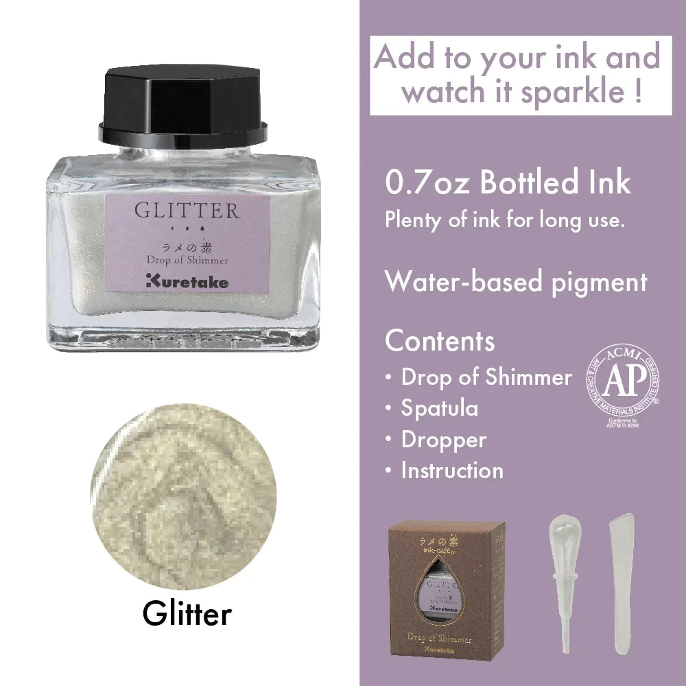 Kuretake Drop of Shimmer 20ml - Glitter image 2