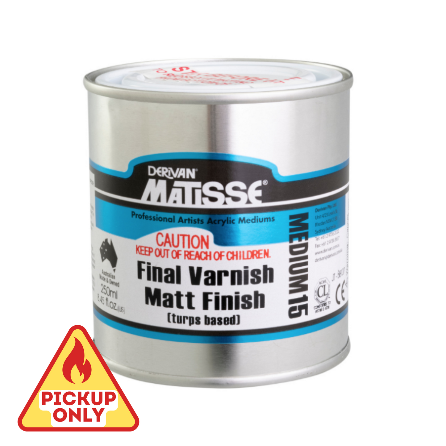 MATISSE MM15 MATT VARNISH Turps/Based image 1