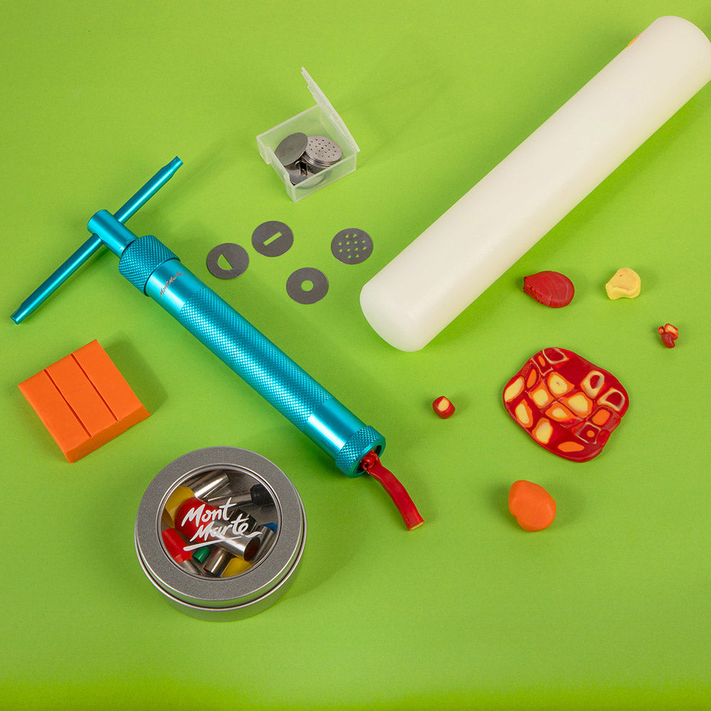 Mont Marte Anodised Aluminium Clay Extruder 22pc
