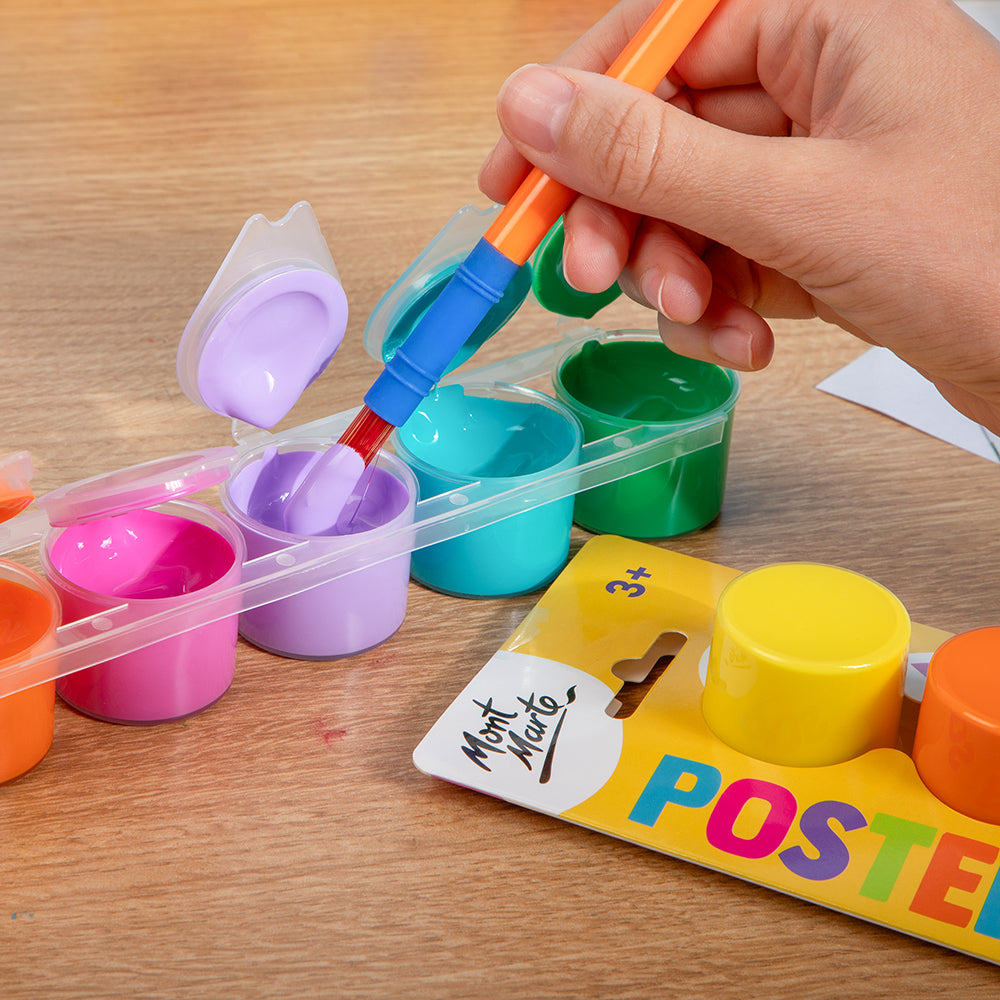 Mont Marte Poster Pots 6pc x 15ml - Pastels