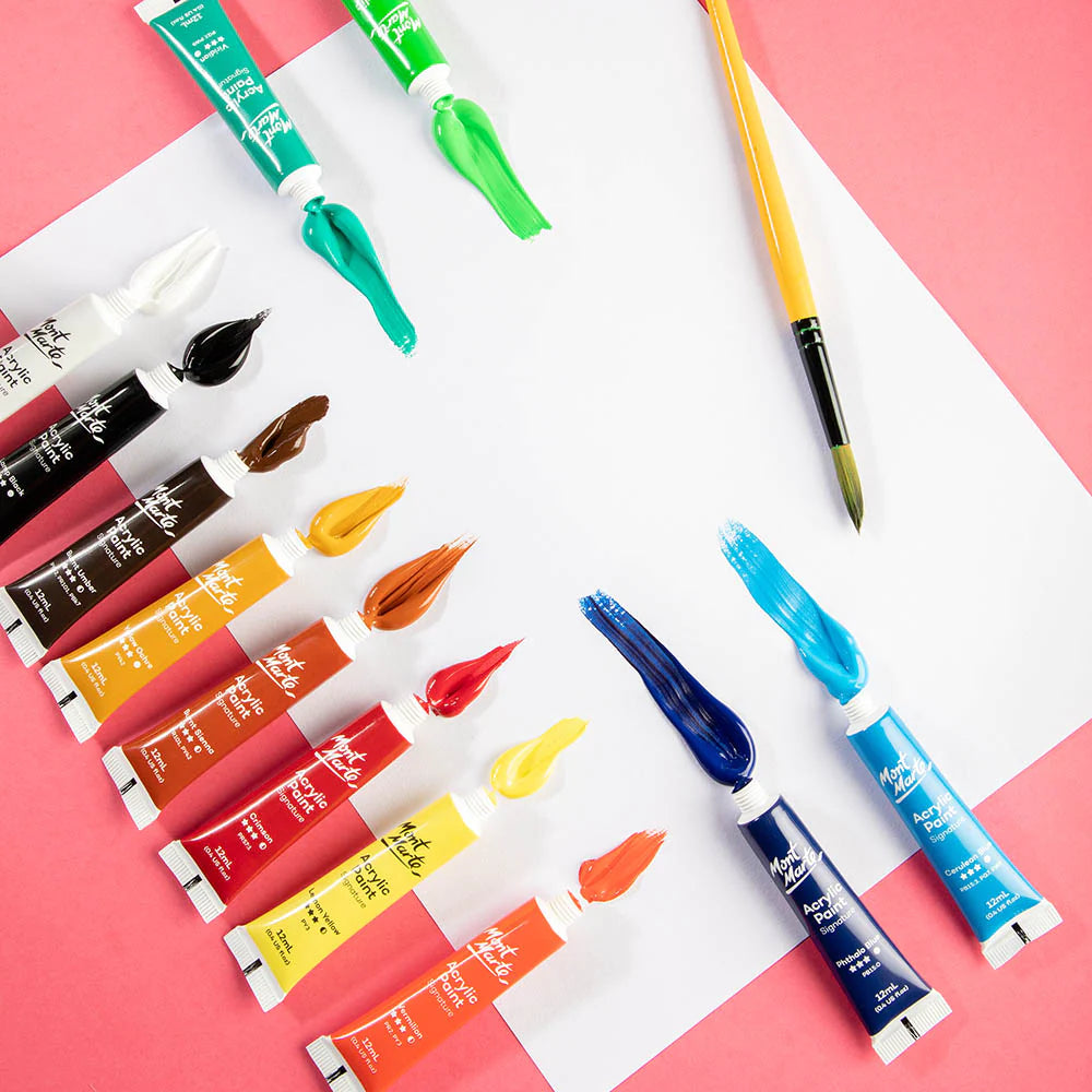 Mont Marte Acrylic Paints 12pce x 12ml image 7