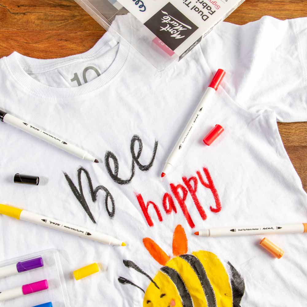 Mont Marte Dual Tip Fabric Markers 12pc