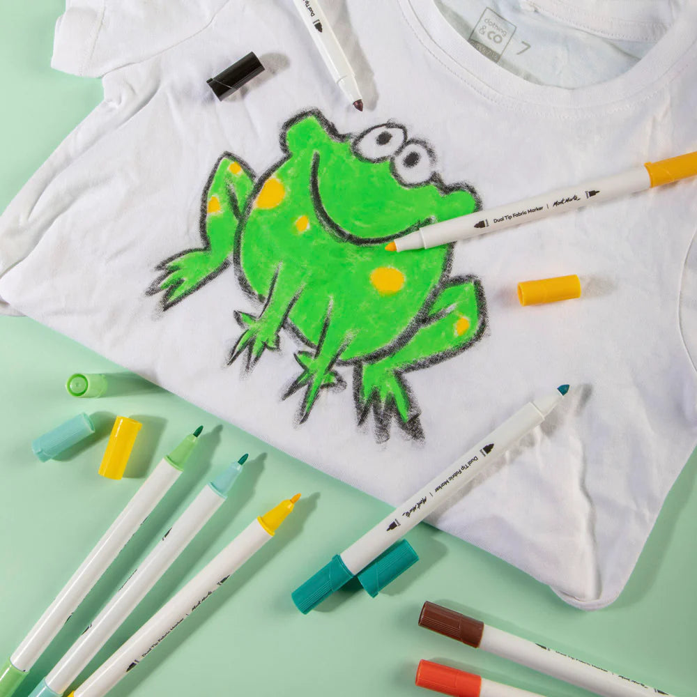 Mont Marte Dual Tip Fabric Markers 24pc