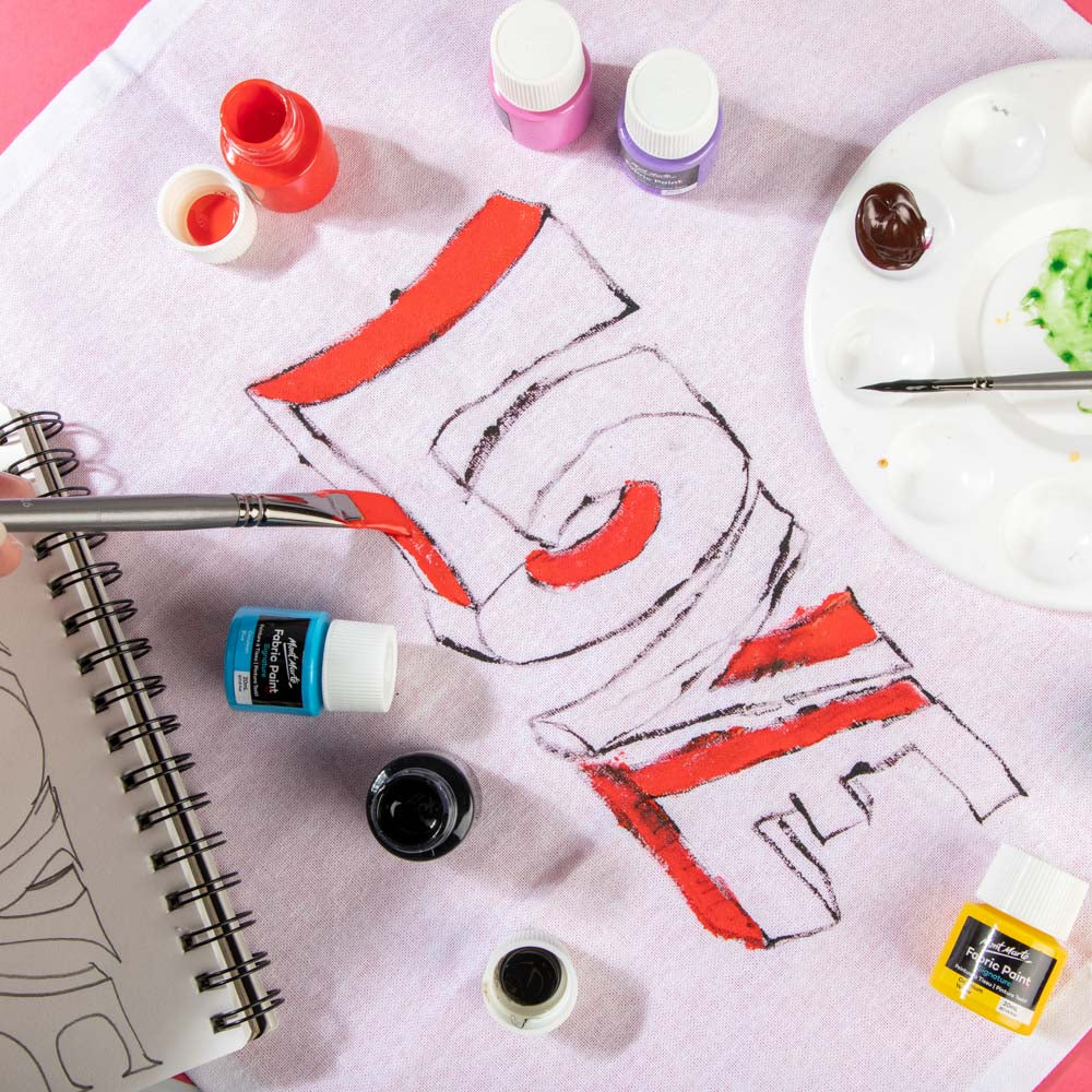 Mont Marte Fabric Paint Set 12pc x 20ml image 10