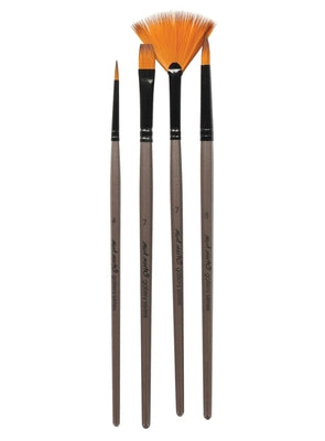 Mont Marte Gallery Series Brush Set Acrylic 4pce No.10 Default Title