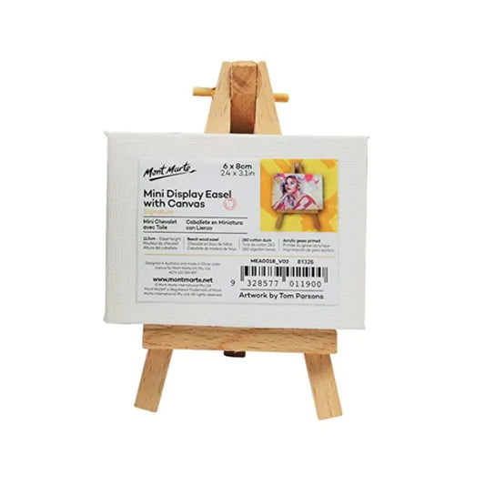 Mont Marte Mini Display Easel with Canvas 6x8cm Default Title