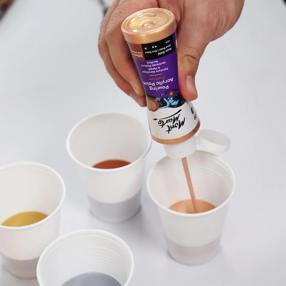 Mont Marte Pouring Acrylic 120ml - Silver