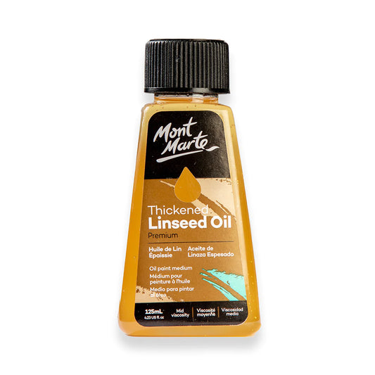 Mont Marte Thickened Linseed Oil 125ml image 1