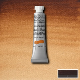 Winsor and Newton Professional Watercolour 5ml S1 Burnt Umber
