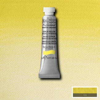Winsor and Newton Professional Watercolour 5ml S4 Lemon Yellow