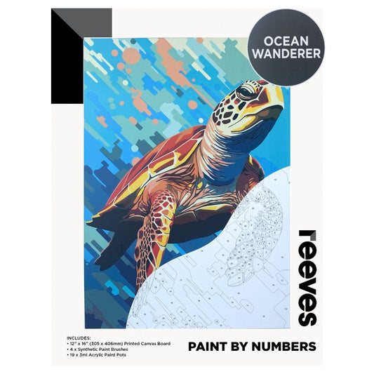 Reeves Paint By Numbers 12x16 inch - Ocean Wanderer