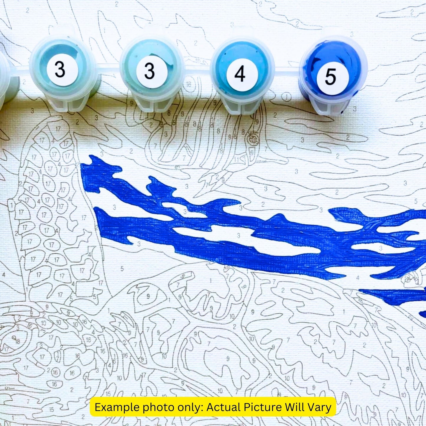 Reeves Paint By Numbers 12x16 inch - Playful Dolphins