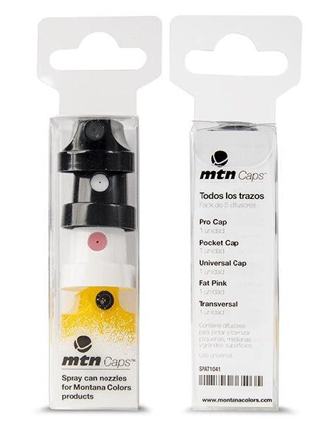 MTN Spray Can Nozzles Pack of 5 Mixed Lines