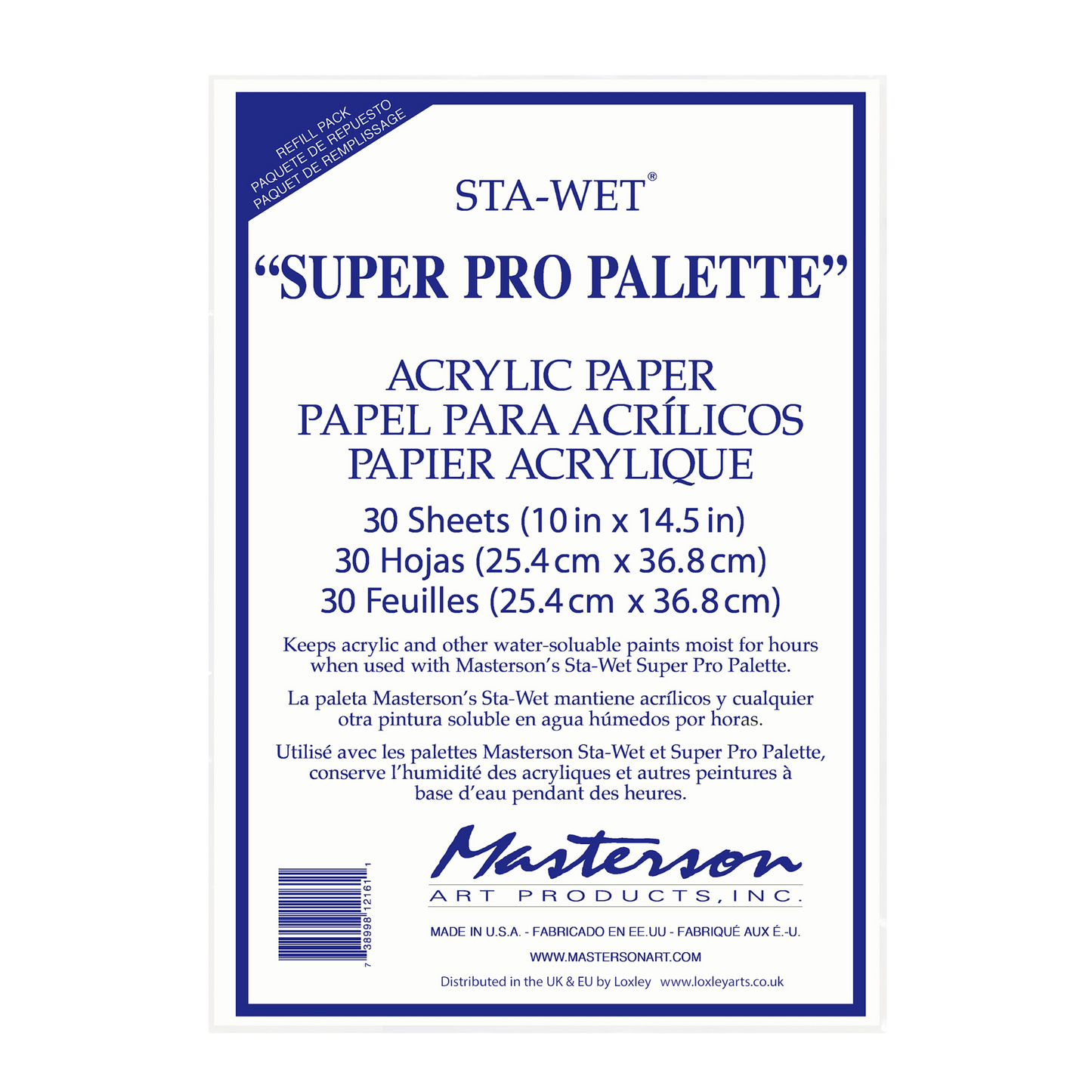 Sta-Wet No.1216 Super Pro Paper Refill Pkt 30 Default Title