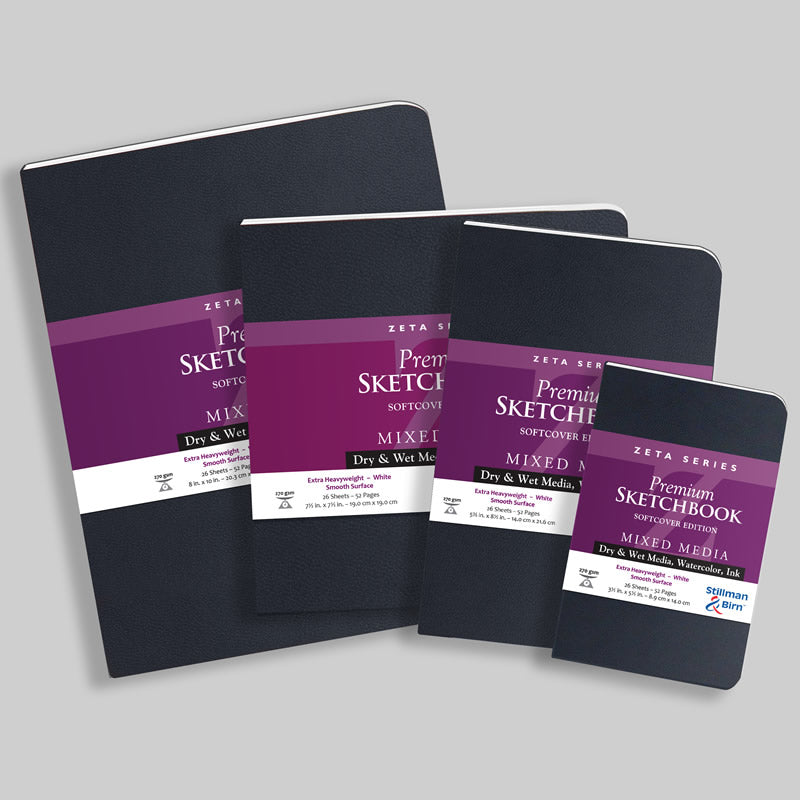 Stillman and Birn ZETA Sketchbook Softcover Square image 3