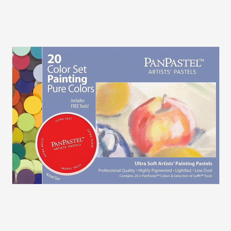 PanPastel Set of 20 with Sofft Tools - Painting Colours
